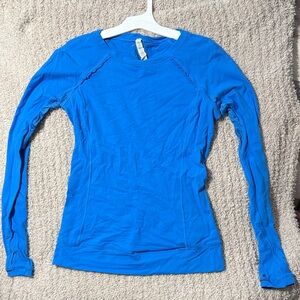 lululemon athletica Bright Blue Long Sleeve Top